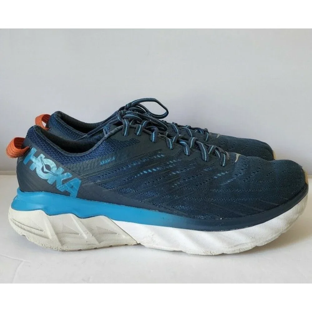 Hoka One One Mens Arahi 4 1106473 MBDBL Blue Running Shoes Sneakers Size 9.5